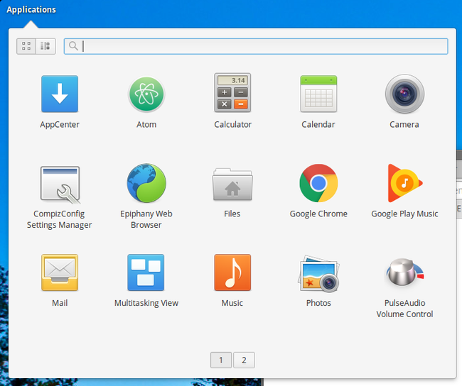 elementary OS screenshot